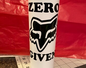 30oz Hogg Epoxy Coated Tumbler with Zero Fox Given decal / great gifts / Fox fan / Zero F*uks Given tumblers / Awesome presents