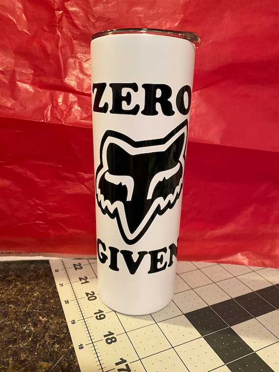 20oz Hogg Tumbler with Zero Fox Given decal / great gifts / Fox fan / Zero  F*uks Given tumblers / Awesome presents