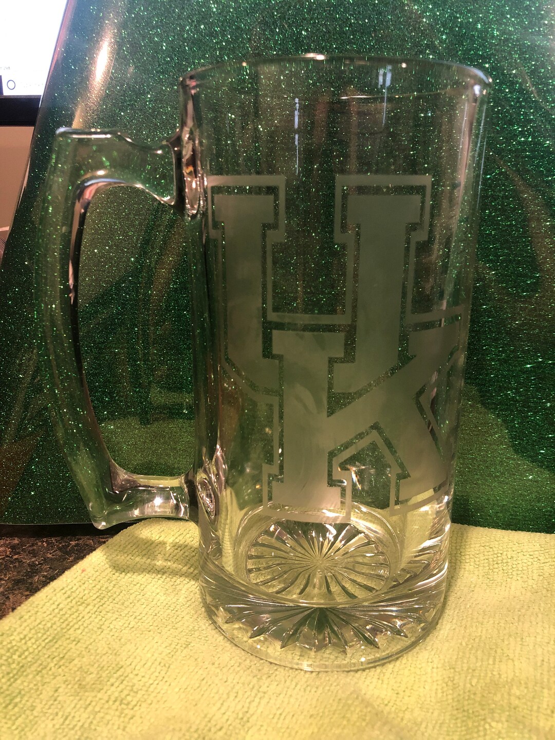 26.5oz Etched Beer Mug / Wedding Gift Present Husband and Wife Etsy