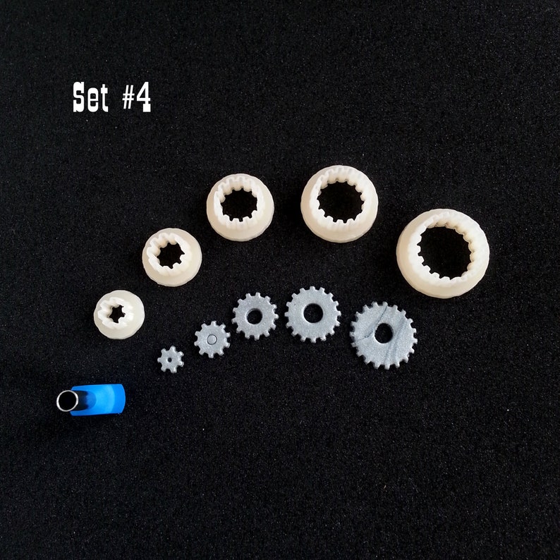 Steampunk DIY Small Gears Cutters Set Steampunk Cutter Polymer Etsy