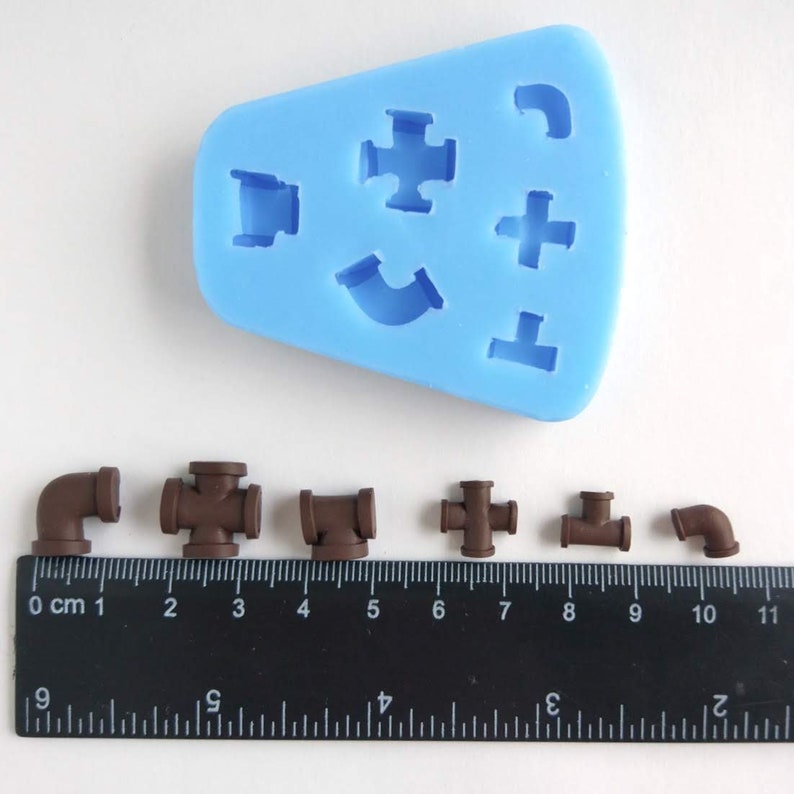 Pipe Fittings Silicone Mold Steampunk DIY Steampunk Mold Resin Etsy