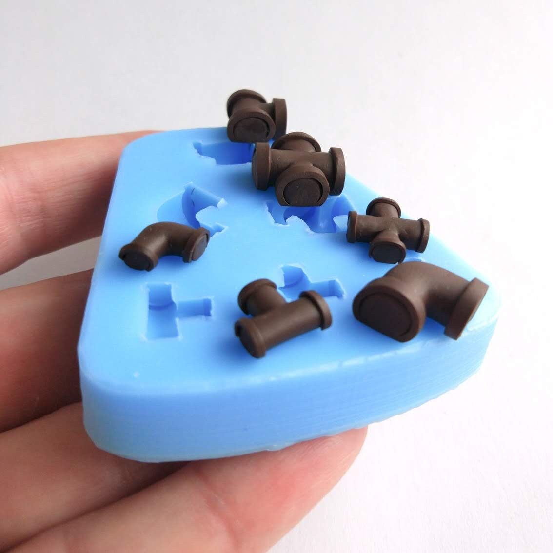 Pipe Fittings Silicone Mold Steampunk DIY Steampunk Mold Resin Etsy