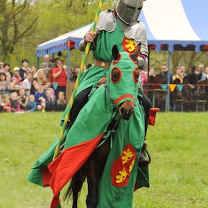 Blanket for horses and knights, battalion, men historical costume, historical costume, medieval knights, horses show, historical show