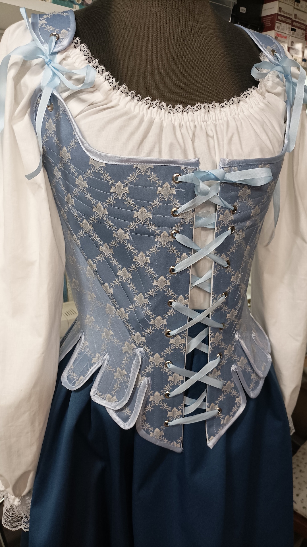 Corset, Rococo Baroque Corset, Historical Costum, Brocade Corset - Etsy