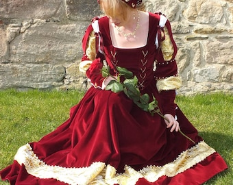 Renaissance dress, historical costume, fantasy costum, renaissance woman dress