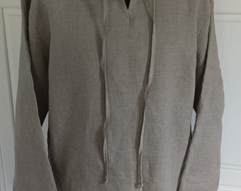 medieval shirt, linen shirt, historical costume