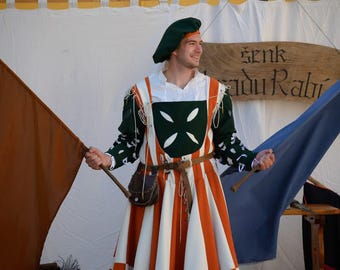 landsknecht costume, men historical costum, renaissance costum, men german renaissance, landsknecht, waffenrock