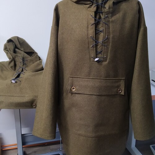 Anorak Hunting Anorak Wool Anorak Unisex Clothing forest Etsy Canada