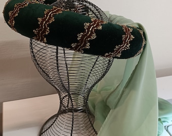 medieval headdress, fantasy headdress, medieval hat, Larp, fantasy, Gothic circlet
