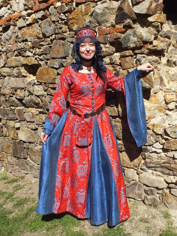 Vestido de mujer medieval vestido medieval traje histórico - Etsy México