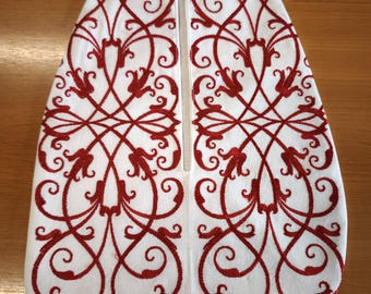 Rococo or renaissance pocket, embroidered pocket, size 31 co 24 centimeters, cotton pocket
