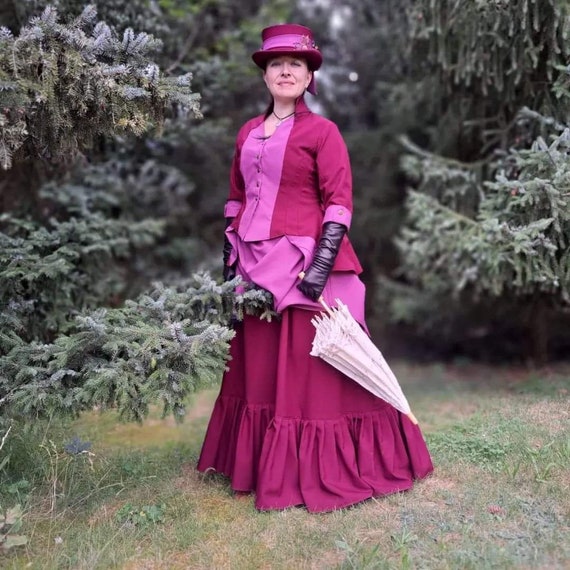 pink steampunk dress Second Life Marketplace