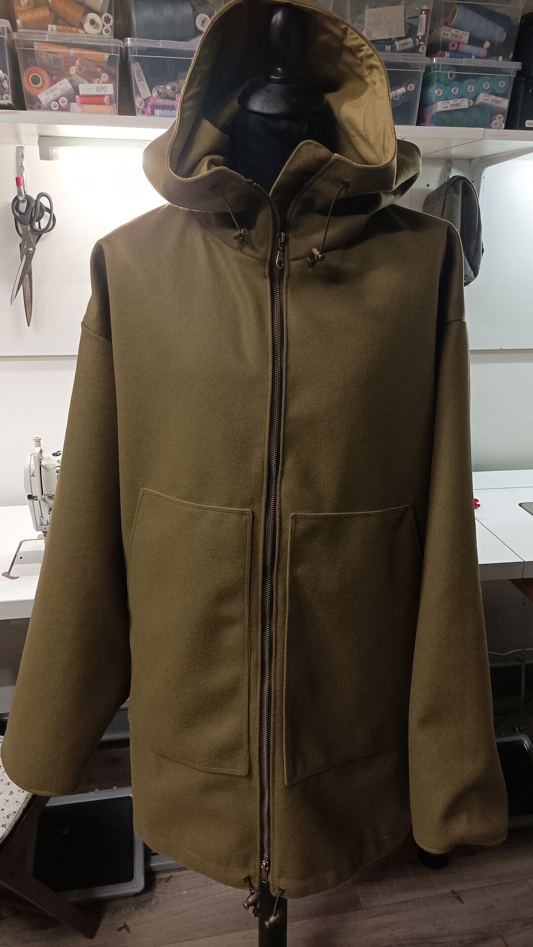 Anorak Hunting Anorak Wool Anorak Unisex Clothing forest Etsy