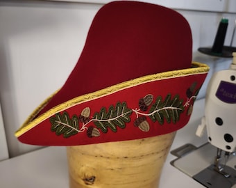 Medieval hat, historical hat,historical costum, fantasy hat, size 61-62 cm