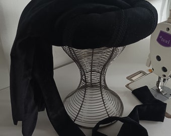 Medieval headdress, chaperone, men historical costum, historical hat, medieval costum