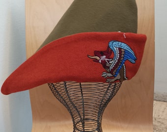 Medieval hat, historical hat, woolen medieval hat, embroidered hat, historical costum, fantasy costume,hat