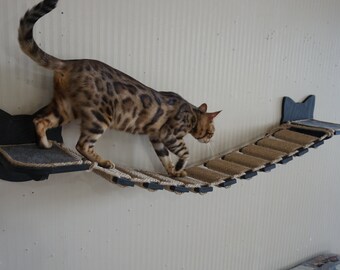 Pont Mural Pour Chat Etsy