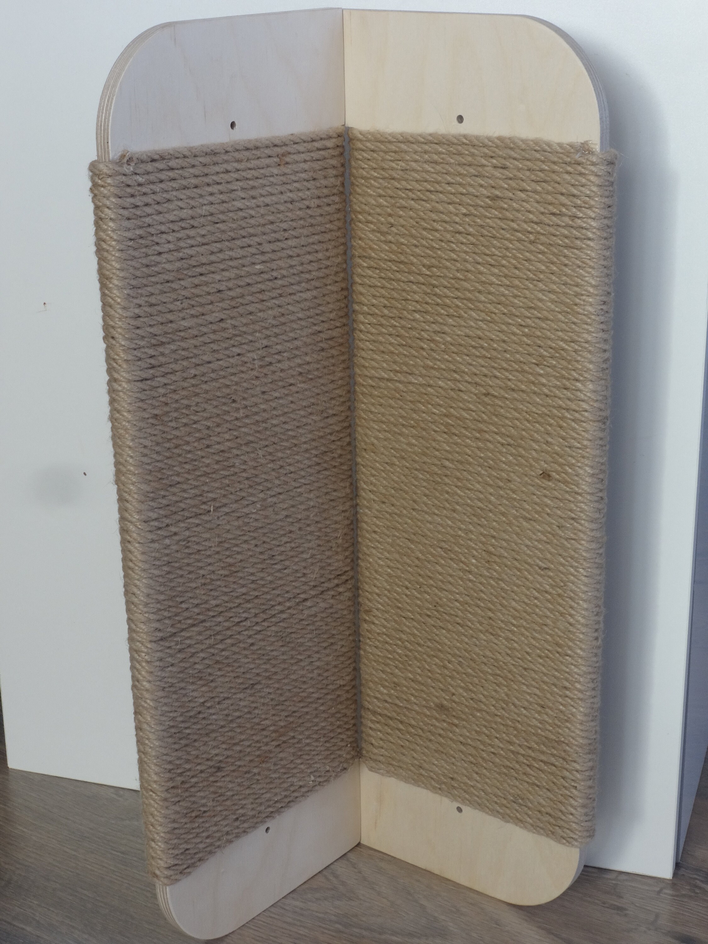 Wall Corner Cat Scratching Post 23 inches tall black stained Etsy