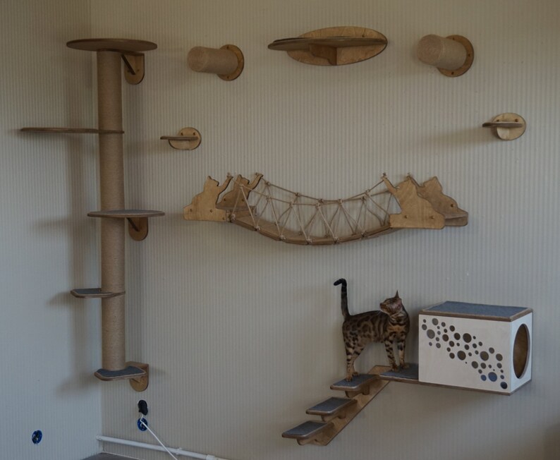 Katze-Wand-Regale moderne Katzenmöbel Katze Regal Seil - Il 794xN.1884327500 Hae2