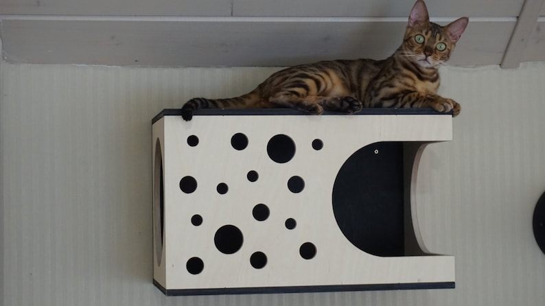 Cat House Plywood Modern Furniture Pet Supplies Gift For Catlover Bed Cabinet Pillow Delage Com Br Cat House Plywood Modern Furniture, Modern Cat Bed Furniture