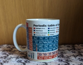 Periodic Table - 11oz ceramic mug - UK seller