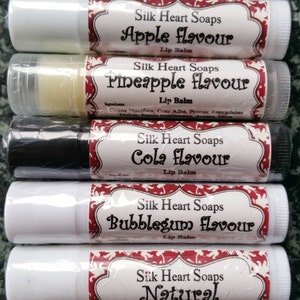 Lip Balm - Handmade - Natural & Flavoued - stocking filler