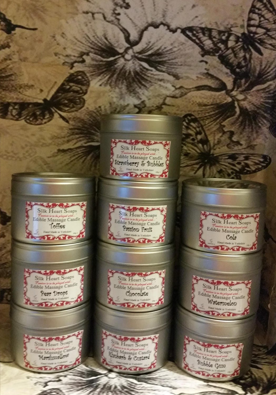 Sensual Edible Massage Candles 100g Natural Oils Erotic Etsy