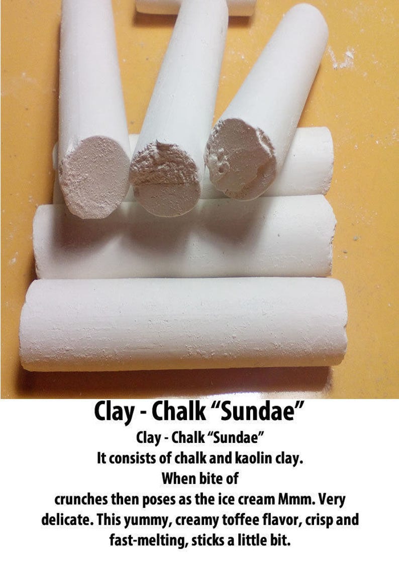 Edible Chalk chunks RussianChalk natural chalk clay Etsy