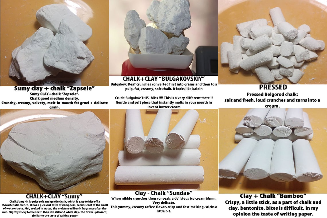 Chalk naturalchalk for food 800gr. 15 different types Etsy
