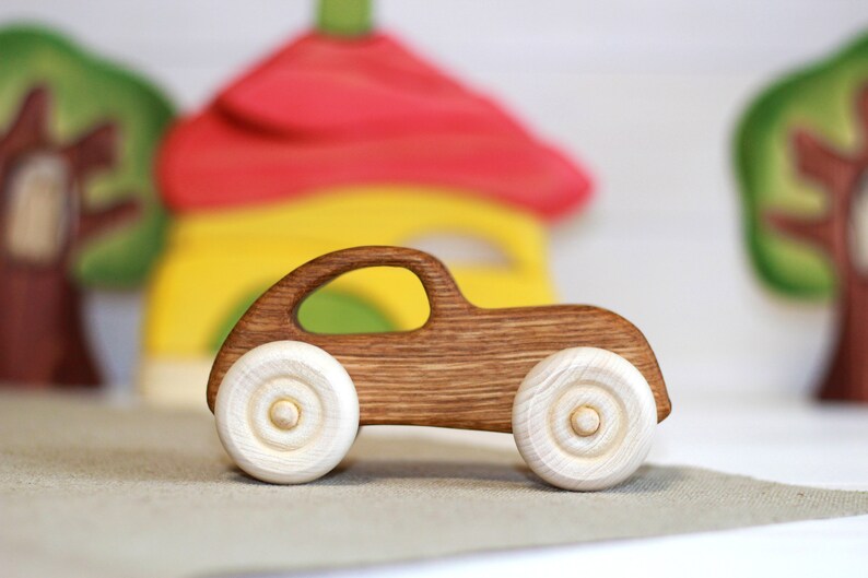 Organic Wooden Toy Car Wooden Toy for Babies Toddlers and Etsy