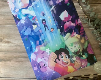 The Crystal Gems, Steven Universe, poster art, print, animated series, cartoon