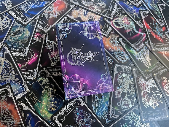 Star Gazer Tarot Deck: Holographic Constellation Divination Cards