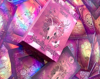 Jeu de TAROT ARC-EN-CIEL en édition limitée : Le Fae et la fougère par Sam Sawyer