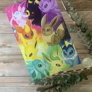  Bundle - 2 Items - Pokemon Eevee Evolutions Poster - 91.5 x  61cms (36 x 24 Inches) and a Set of 4 Repositionable Adhesive Pads for Easy  Wall Fixing: Posters & Prints