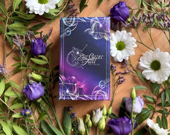 Star Gazer Tarot Deck, Beginner friendly tarot, 78 cards with holographic edges, astronomy + astrology