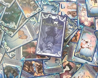 Tarotdeck The Crooked Cat: waarzeggerij met 78 kaarten en gids