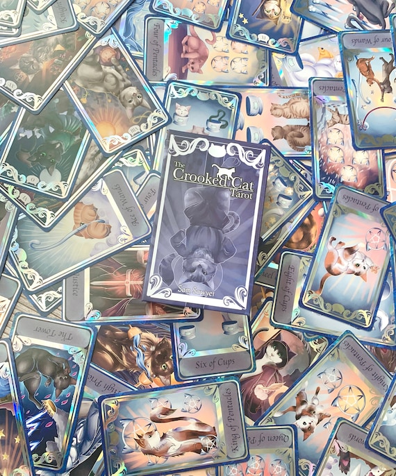 The Crooked Cat Tarot Deck, Intuitive, Divination Deck, 78