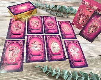 GOLDEN Die Feen und die Farne Tarot Deck, Wahrsagung, Tarot mit 78 Karten