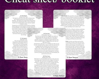 arot Meanings Cheat Sheet (Digital Download) Beginner friendly
