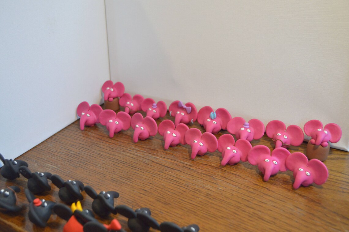 An Elephant Chess Set Etsy