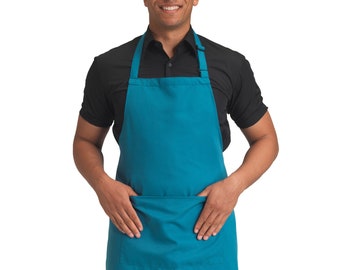 Embroidered Personalised Apron , Kitchen Apron, Any name text or logo ,Embroidered custom apron ,