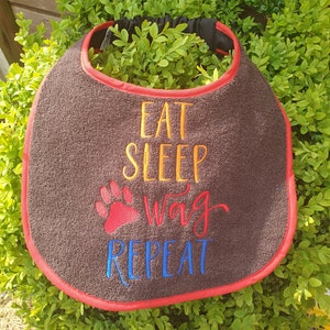 Dog Bib ,Dog drool dog bib , dog slobber bib ,newfoundland dog bib , large breed drool bib, drool bib,