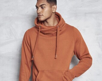 Cross Neck Hoodie - Etsy UK