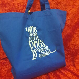 Organic cotton tote, Embroidered tote bag . Embroidered shopping bag .