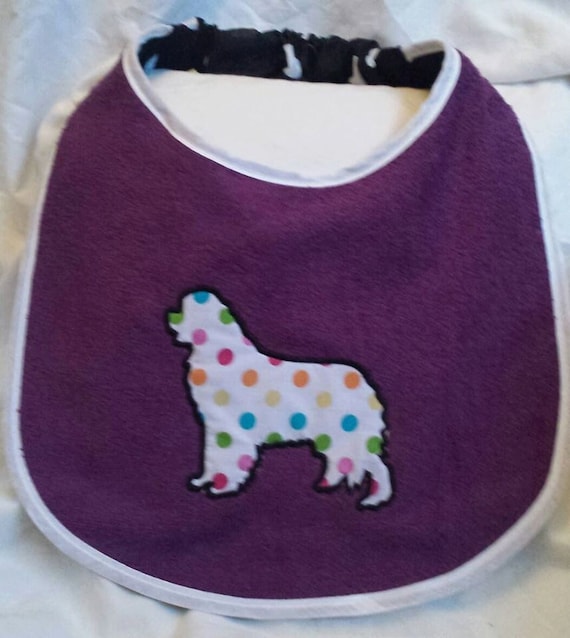 Dog Bib ,large drool slobber dog bib newfoundland