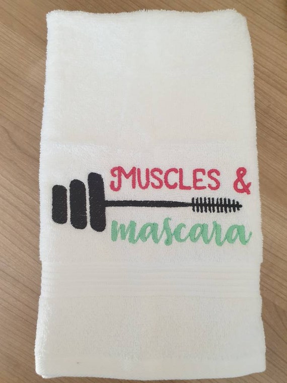 Embroidered  Gym Towel . Gym  Towel ,Embroidered towel , Gym workout towel , Woman's gym towel , female gym towel , workout towel