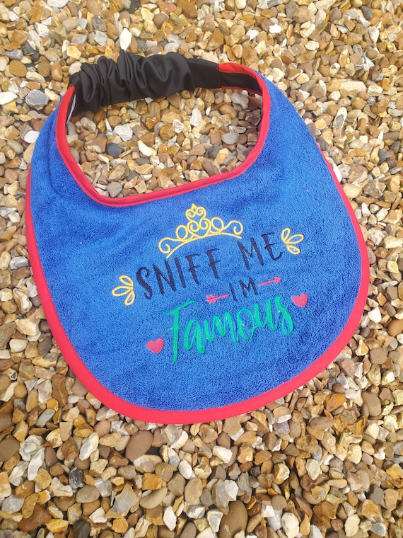 Large Breed Dog Bib: Terry Towel Slobber Catcher, Newfoundland Bib