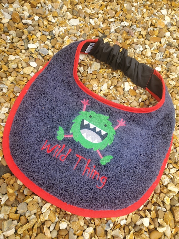 Large Breed Dog Bib: Terry Towel Slobber Catcher, Newfoundland Size