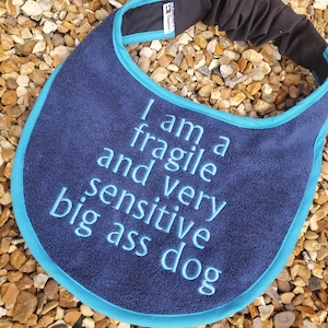 Dog Bib ,large drool slobber dog bib, newfoundland, large breed dog bib , large drool bib , slobber dog bib, bib