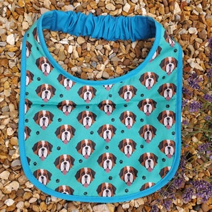 St Bernard Dog Bib ,large Drool Bib, Slobber Dog Bib , Large Breed Dog